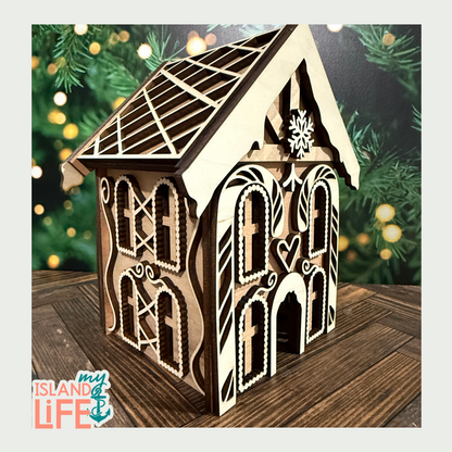 Rustic Gingerbread House