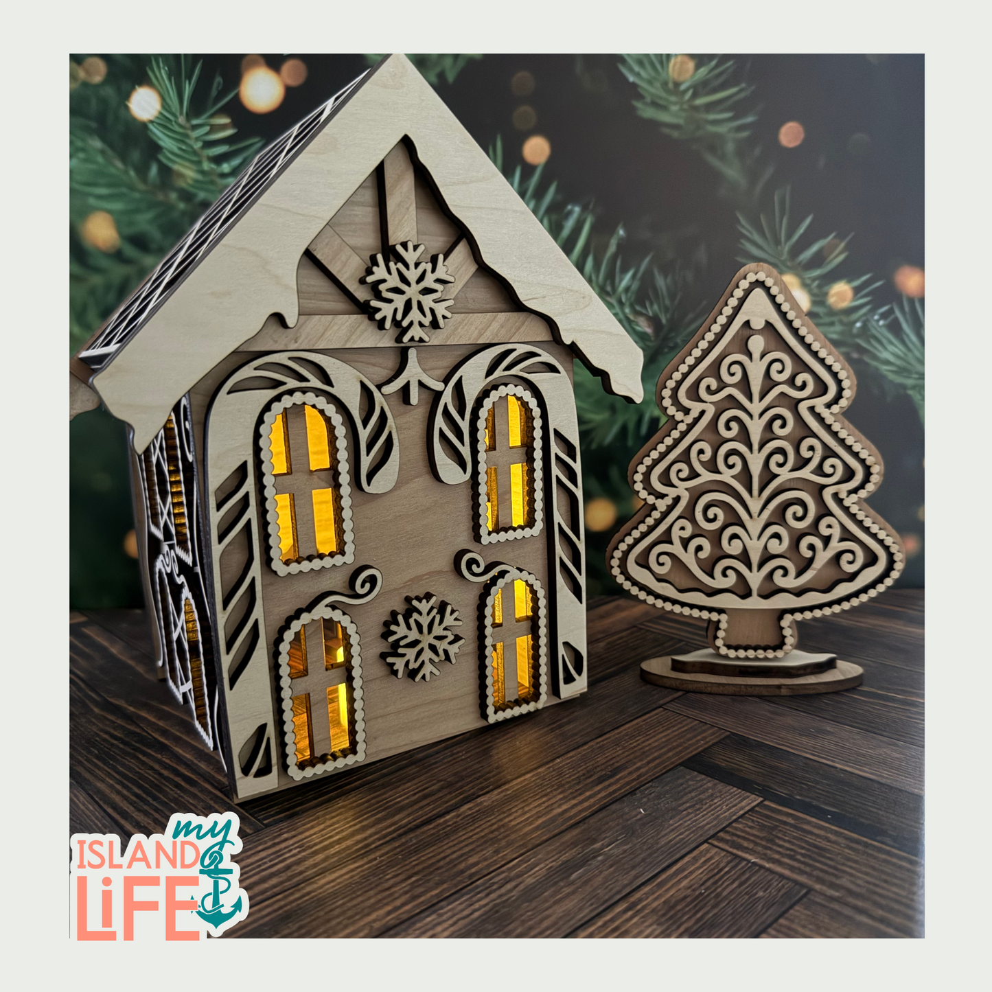 Rustic Gingerbread House