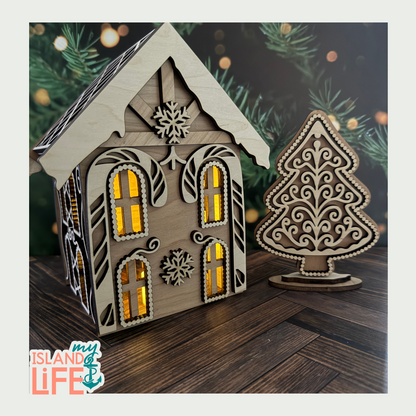 Rustic Gingerbread House