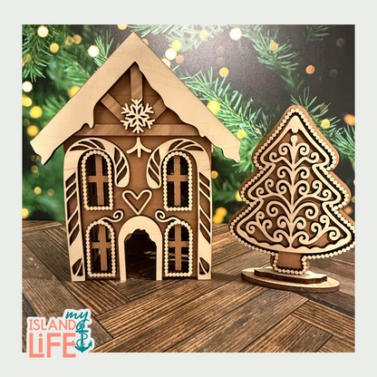 Rustic Gingerbread House