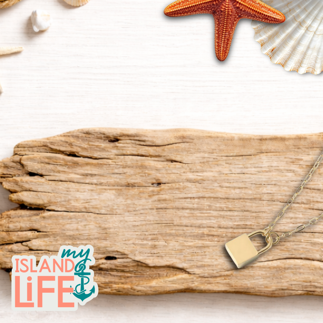 Tiny Lock Necklace | Personalized Love Gift