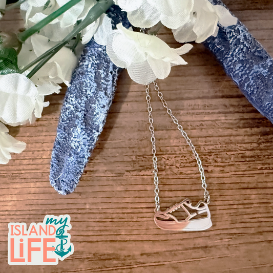 Running Sneaker Necklace | Personalized Track Gift