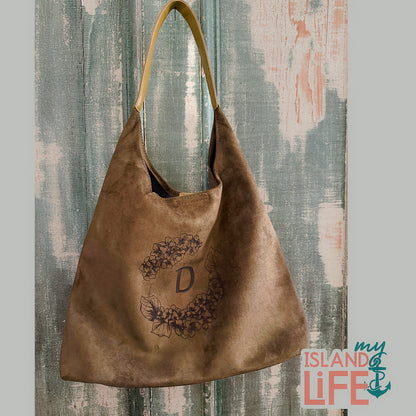 Custom Engraved Vegan Suede Crossbody | Your Design